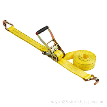 Custom Ratchet tie down Polyester Cargo Lashing